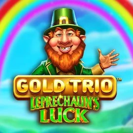Gold Trio Leprechaun's Luck logo by Playtech Lucky Wave Casino