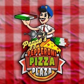 Enjoy Peppe’s Pepperoni Pizza Plaza by Pragmatic Play – logo hosted on luckywave-casino.net