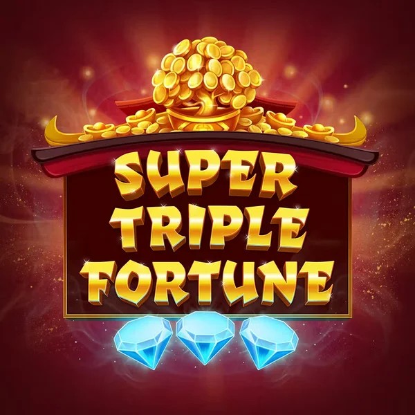 Super Triple Fortune logo by Greentube at Lucky Wave Casino