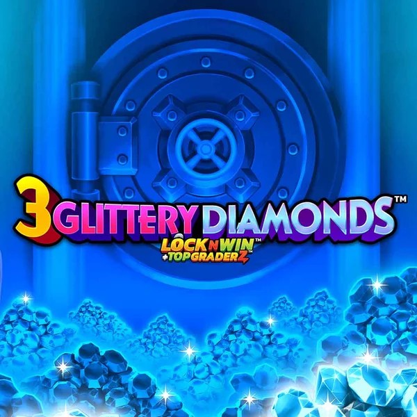 Try 3 Glittery Diamonds slot by PearFiction Studios on luckywave-casino.net – logo image