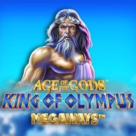 Age Of The Gods: King of Olympus Megaways logo by Origins Lucky Wave Casino