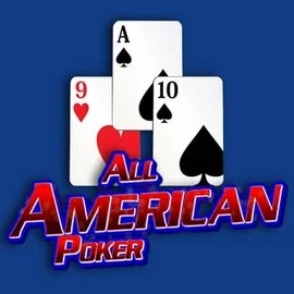 All American Poker logo – Table Games by RTG (Reel Time Gaming) at Lucky Wave Casino