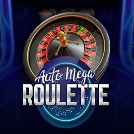 Auto Mega Roulette online game logo by Pragmatic Play on luckywave-casino.net