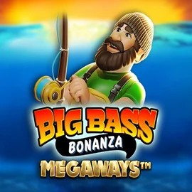Official Slots logo: Big Bass Bonanza Megaways by Pragmatic Play at Lucky Wave Casino