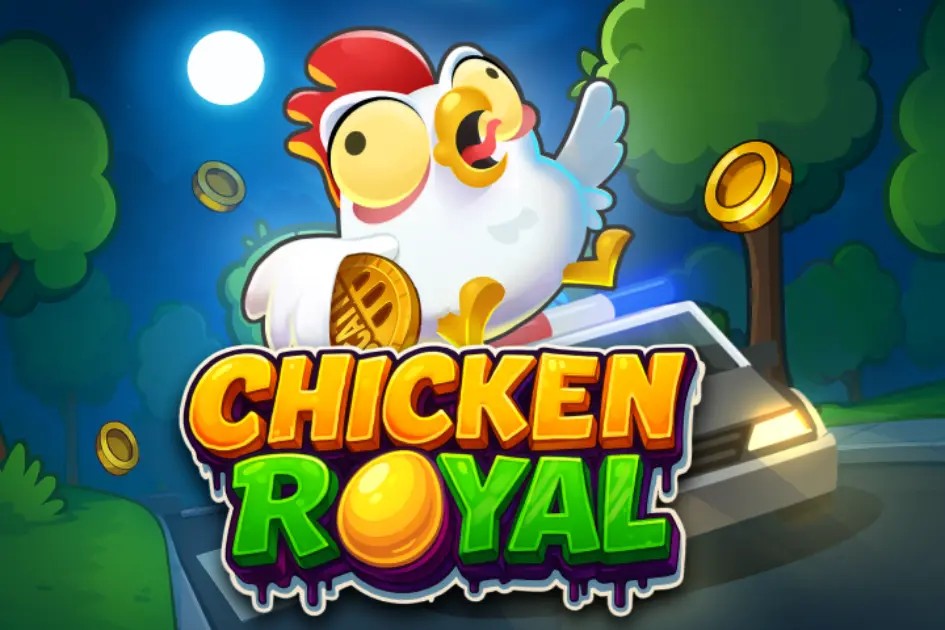Chicken Royal casino game by InOut – featured logo at Lucky Wave Casino