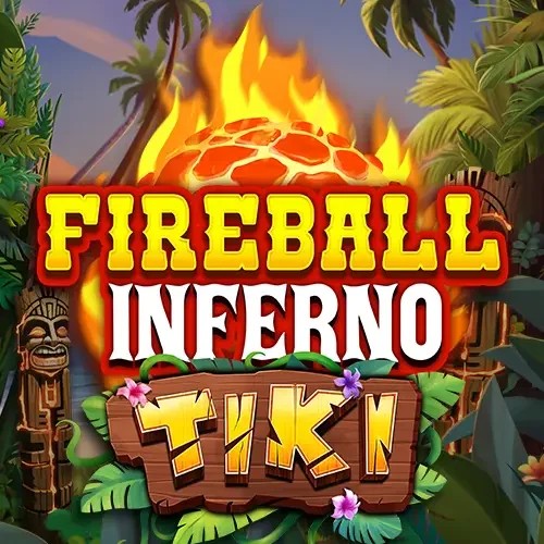 Fireball Inferno Tiki casino game by NetEnt – featured logo at Lucky Wave Casino