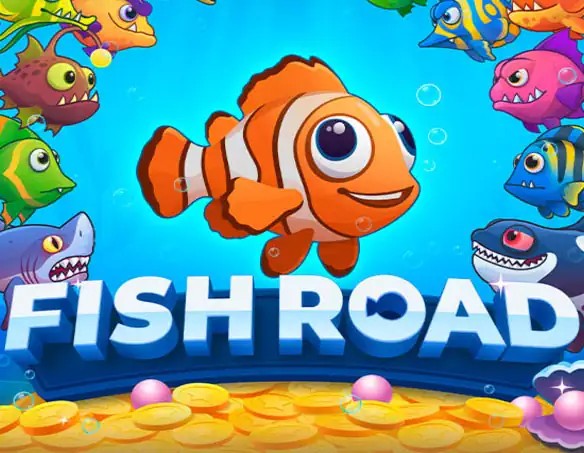 Fish Road logo by InOut at Lucky Wave Casino