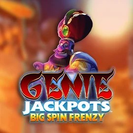Genie Jackpots: Big Spin Frenzy game by Blueprint Gaming – logo hosted on Lucky Wave Casino