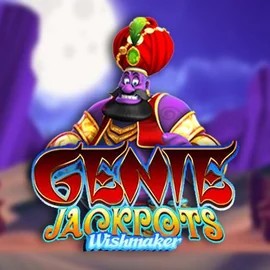 Genie Jackpots Wishmaker logo by Blueprint Gaming at Lucky Wave Casino