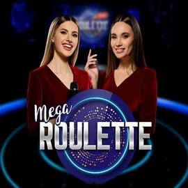 Official Live Casino logo: Mega Roulette by Pragmatic Play at Lucky Wave Casino