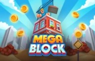 MegaBlock Game slot logo by InOut at Lucky Wave Casino