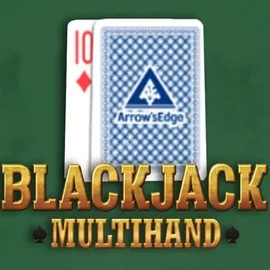 Multihand Blackjack online game logo by Pragmatic Play on luckywave-casino.net
