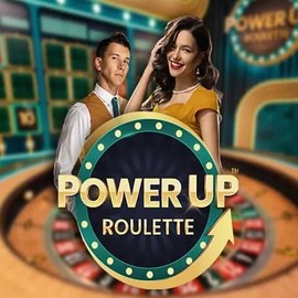 PowerUP Roulette by Pragmatic Play, showcased at luckywave-casino.net – game logo