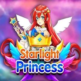 Starlight Princess slot logo by Pragmatic Play at Lucky Wave Casino
