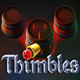 Thimbles slot visual from Evoplay available on luckywave-casino.net