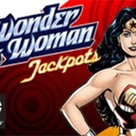 Wonder Woman Jackpots logo by Amaya Lucky Wave Casino